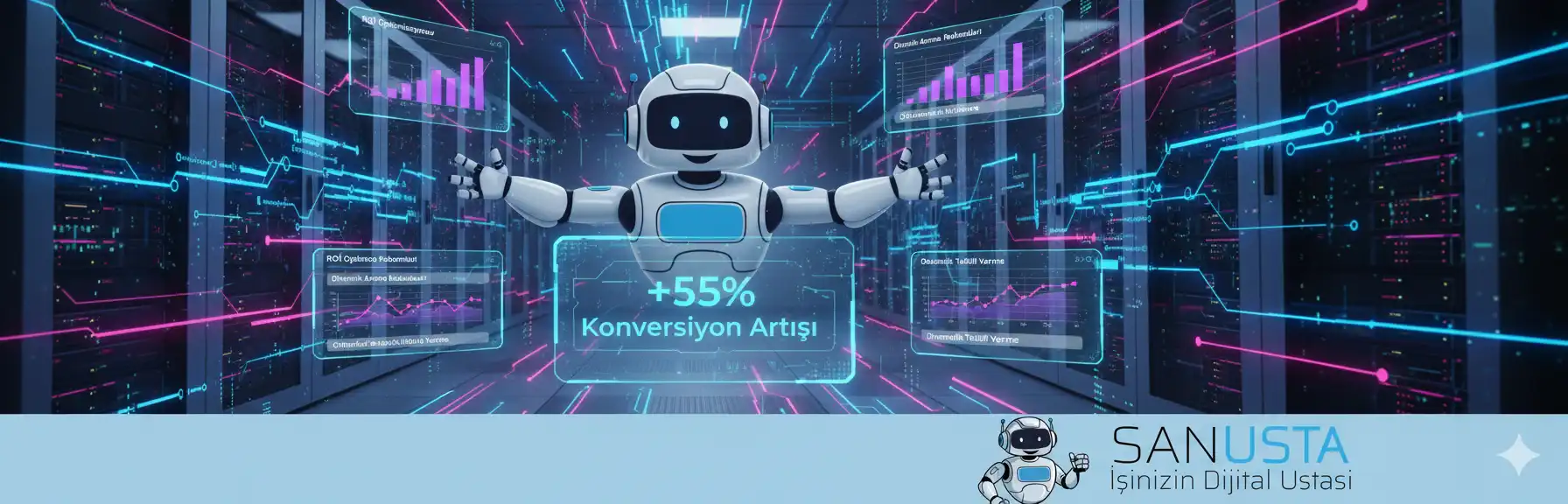 Yapay Zeka Destekli Sosyal Medya Pazarlaması ve Dijital Etkileşim Yönetimi | SANUSTA