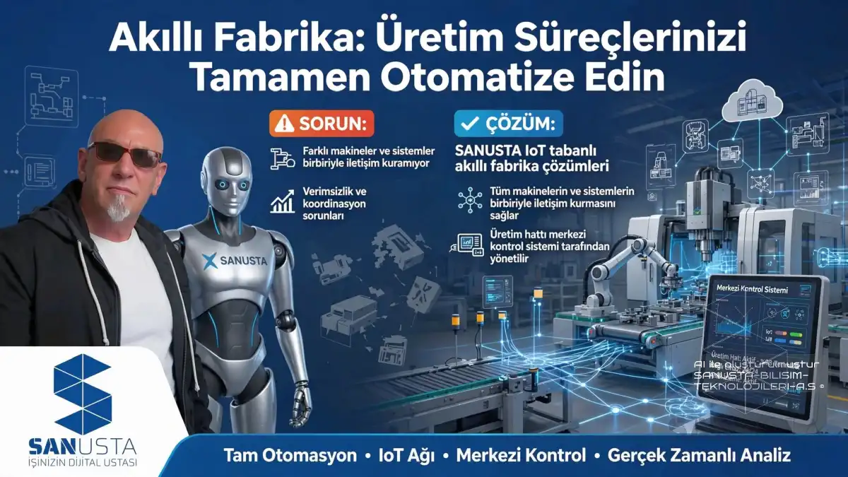 Akıllı Fabrika: Üretim Süreçlerinizi Tamamen Otomatize Edin