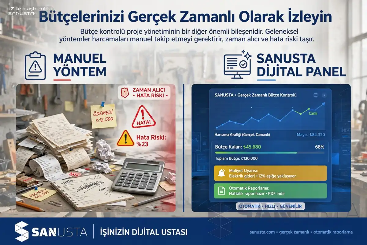 Bütçelerinizi Gerçek Zamanlı Olarak İzleyin