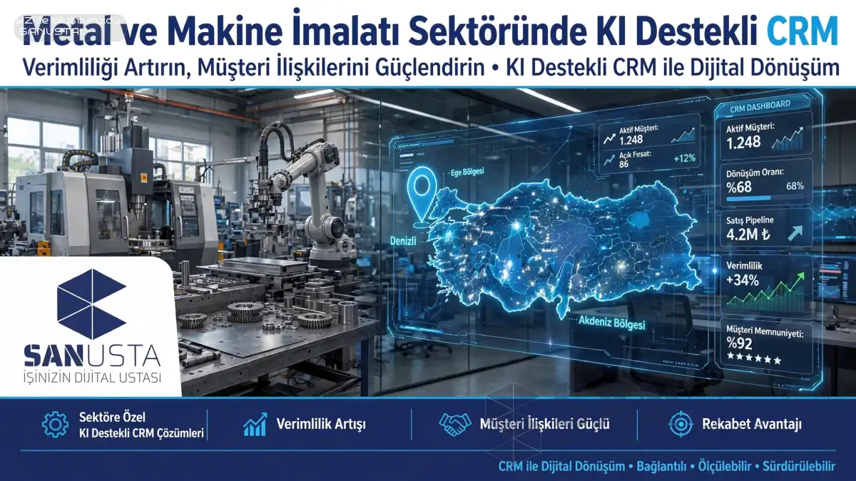 Metal ve Makine İmalatı Sektöründe CRM: Verimliliği Artırın, Müşteri İlişkilerini Güçlendirin