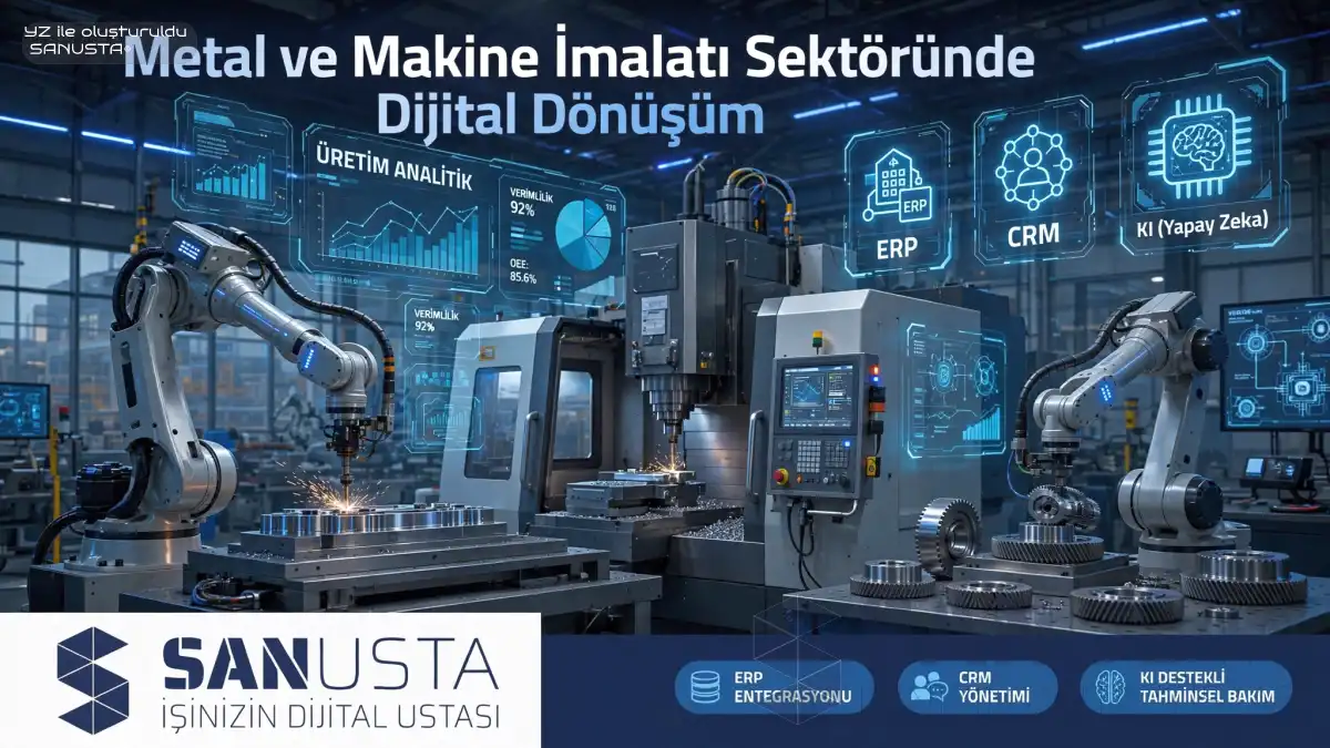 Metal ve Makine İmalatında Yapay Zeka Çözümlerine Mi İhtiyacınız Var?