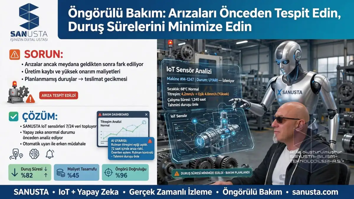 Metal ve Makine İmalatında IoT: Verimlilik ve Rekabet Gücü için Çözümler