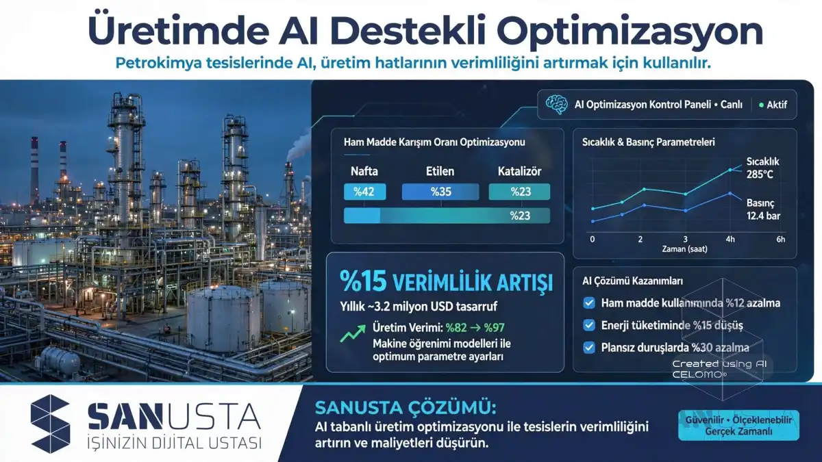 Üretimde AI Destekli Optimizasyon