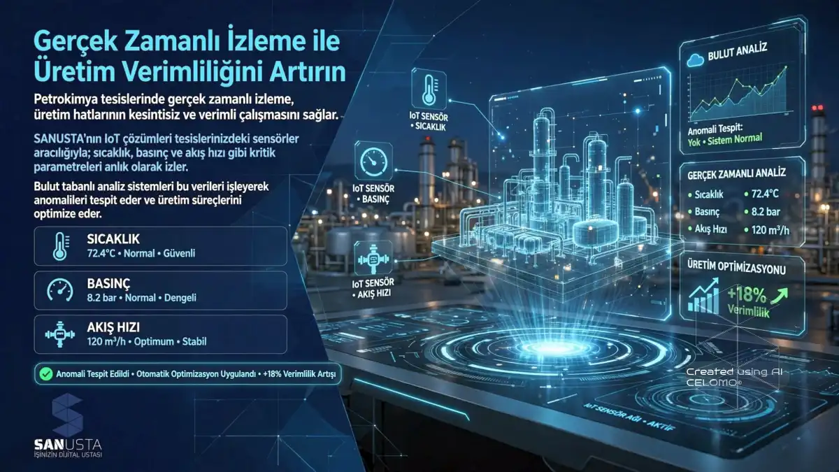 Gerçek Zamanlı İzleme ile Üretim Verimliliğini Artırın