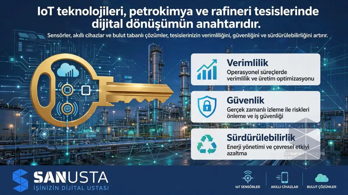 IoT ile Petrokimya ve Rafineri Tesislerinde Dijital Dönüşüm