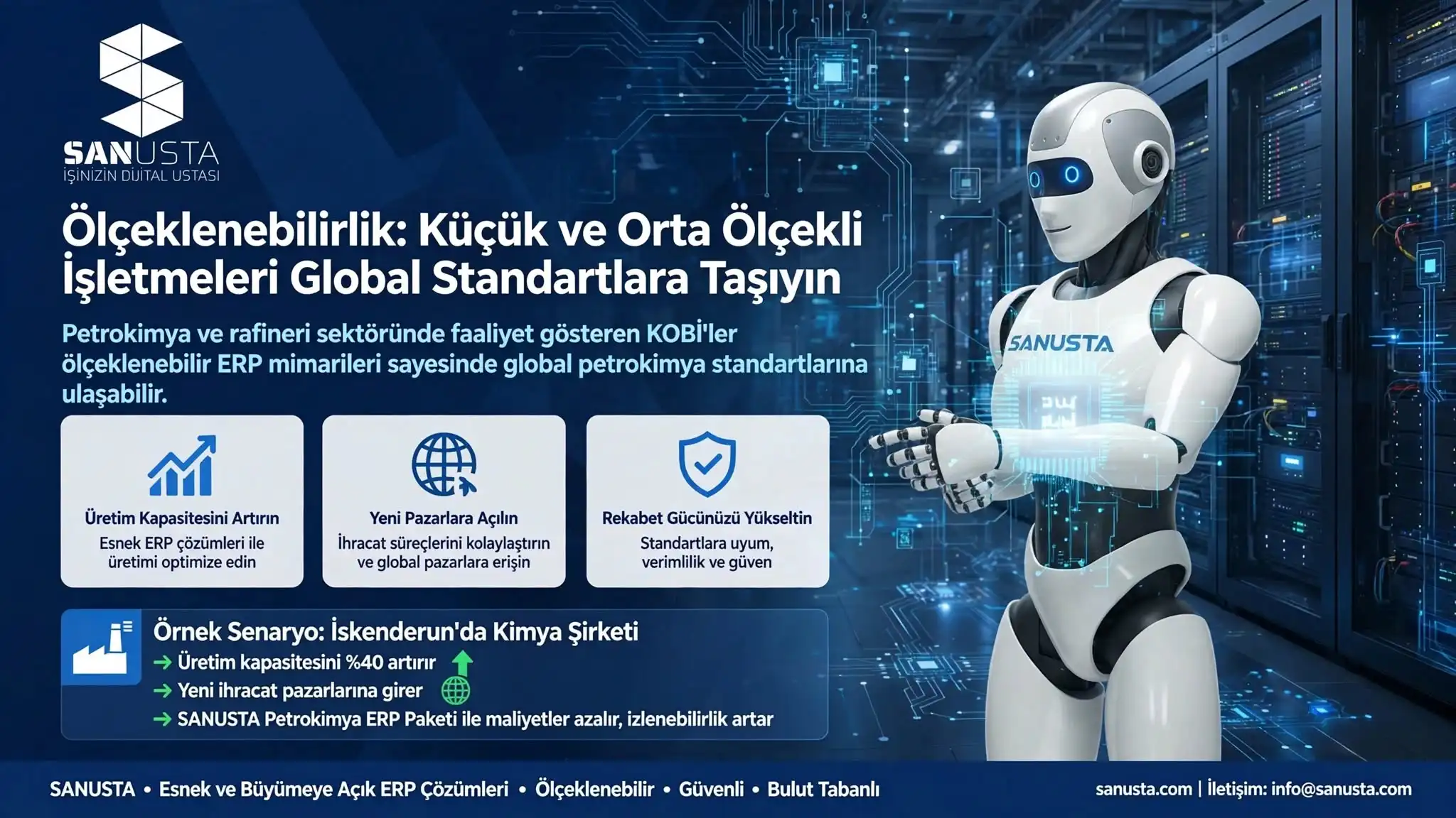 Ölçeklenebilirlik: Küçük ve Orta Ölçekli İşletmeleri Global Standartlara Taşıyın