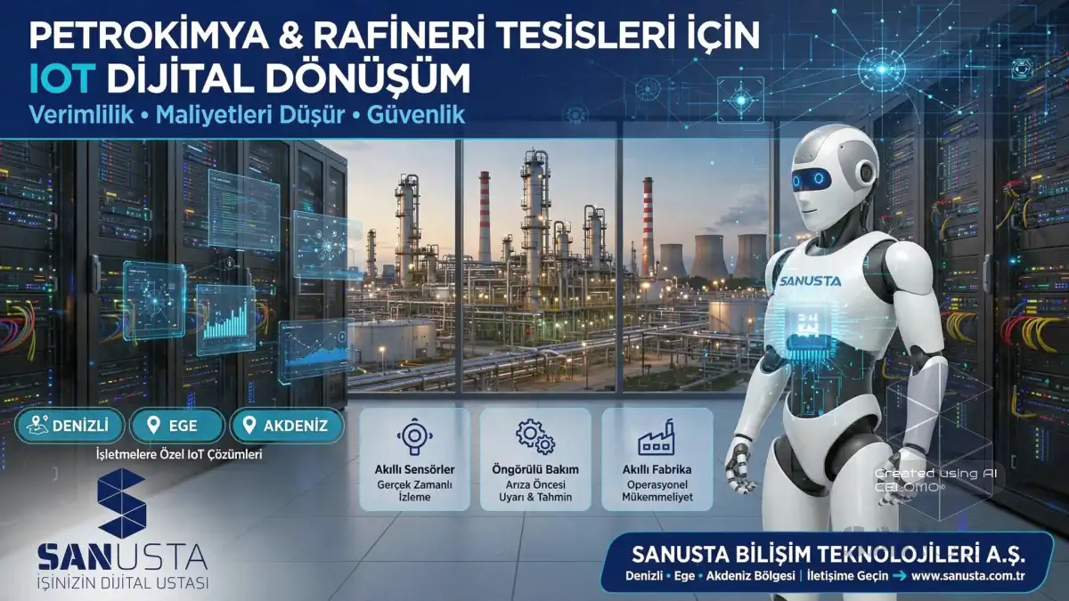 Petrokimya ve Rafineri Sanayisinde IoT Çözümleri | SANUSTA